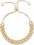 CHLOE AND MADISON 14K Gold Plate Cubic Zirconia Cubic Zirconia Bracelet