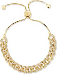 CHLOE AND MADISON 14K Gold Plate Cubic Zirconia Cubic Zirconia Bracelet