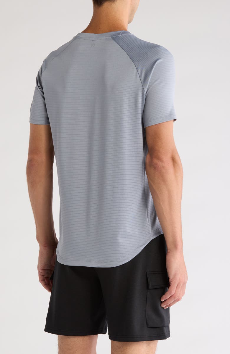 90 DEGREE BY REFLEX Air Sense Iconic Textured T-Shirt, Alternate, color, Weathervane