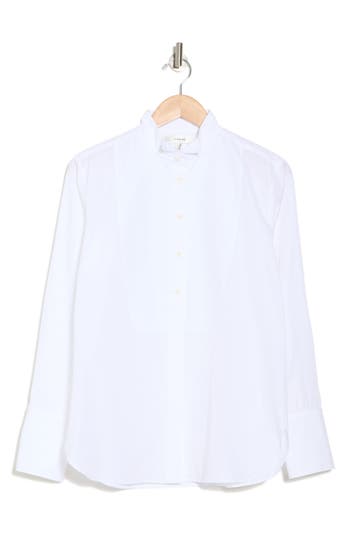 Frame The Thursday Cotton Button-up Shirt In White