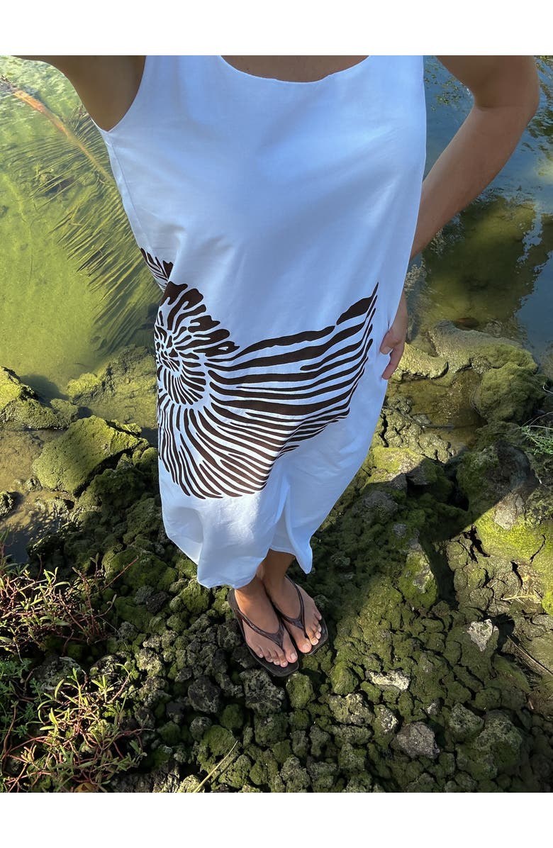 SITANO Shellona Maxi Dress, Alternate, color, White