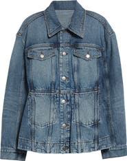 Stella McCartney Hotfix Oversize Denim Overshirt