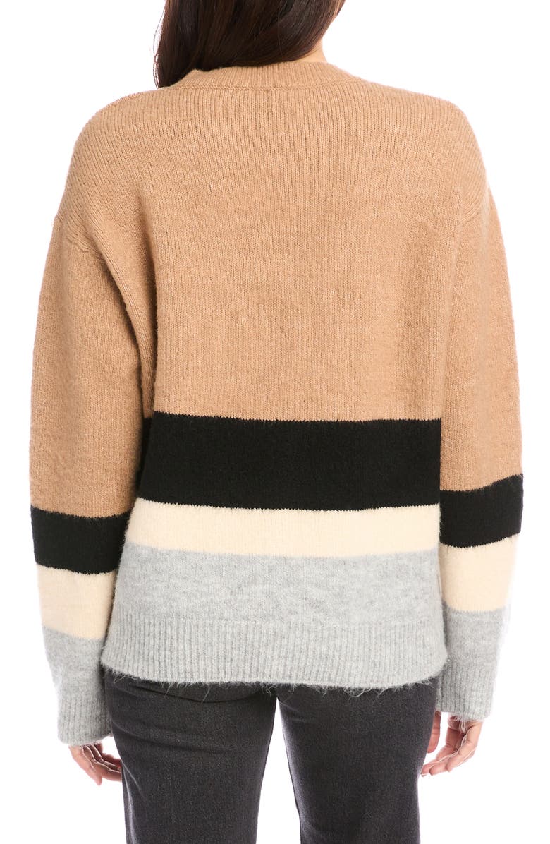 FIFTEEN TWENTY Colorblock Sweater, Alternate, color, 