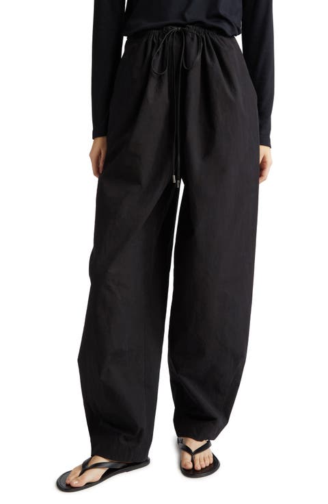 Niles Carrot Leg Cotton Pants