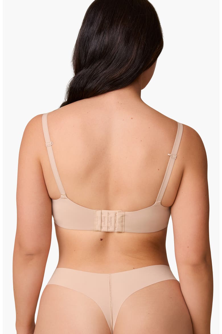 Base Unlined Bra, Alternate, color, Beige