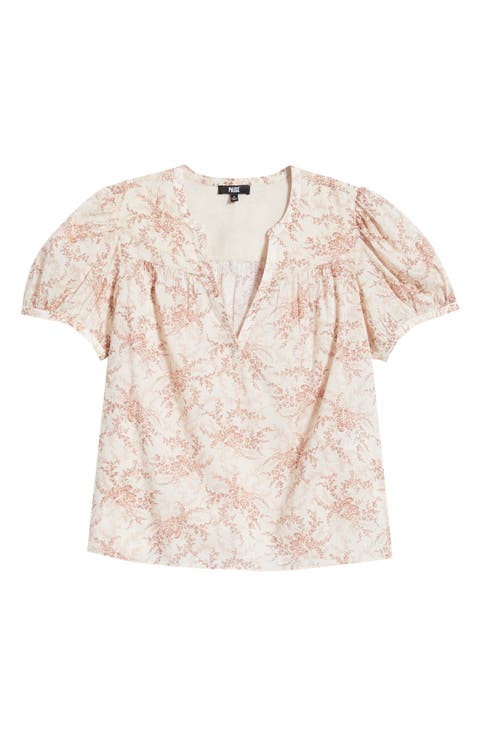 Marlena Floral Cotton Top