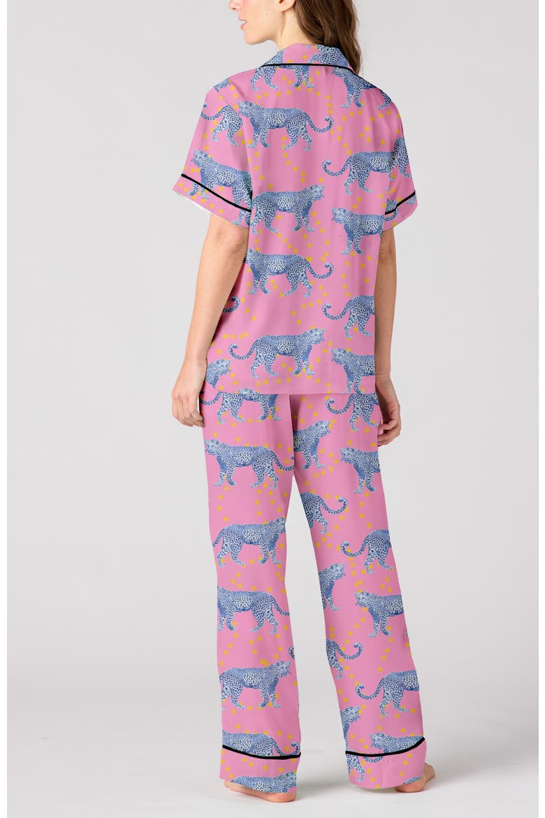 Cosmic Cheetah Pant Set, Alternate, color, Pink