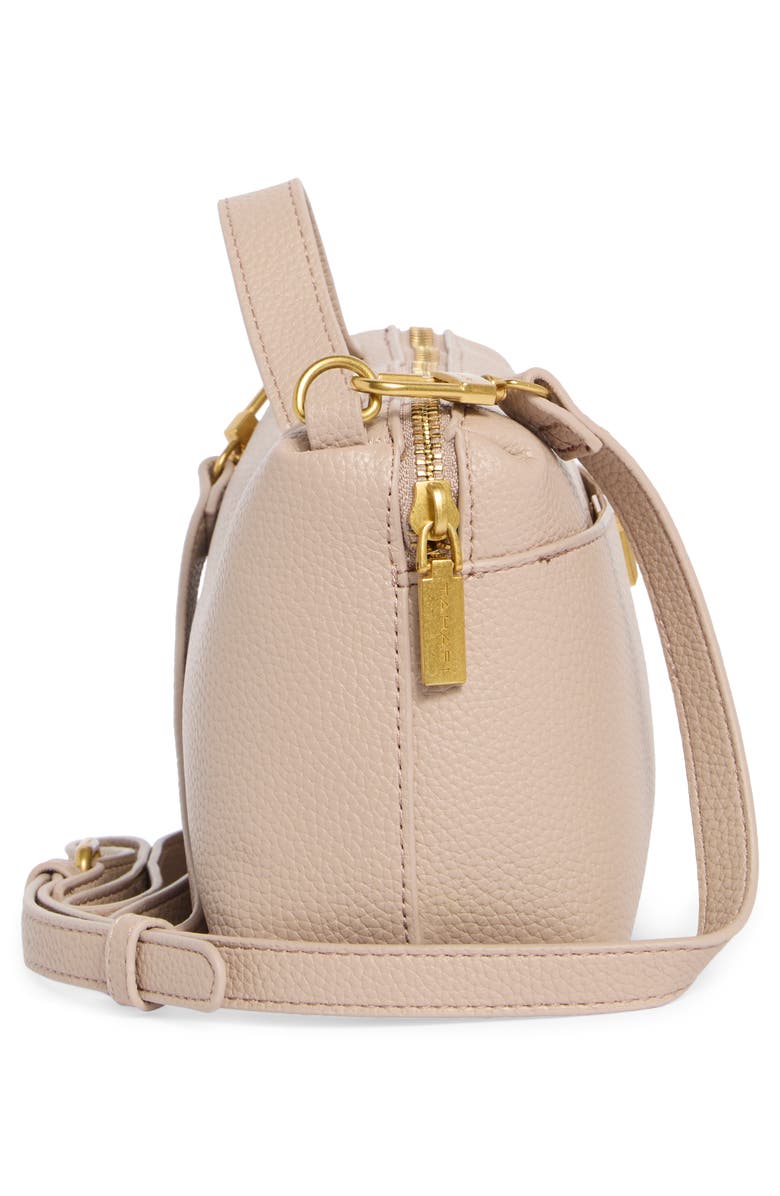 Tahari Top Handle Crossbody Wallet, Alternate, color, Taupe