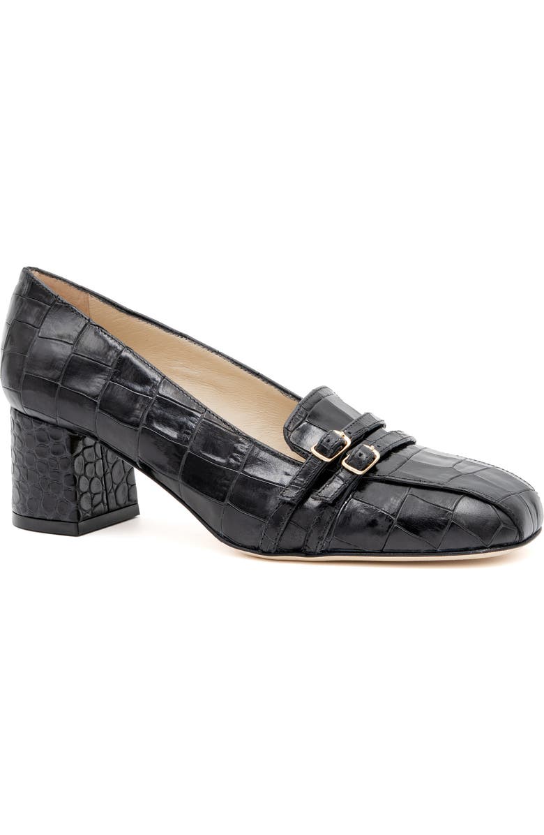 Amalfi by Rangoni Basilico Loafer Pump, Main, color, Nero Cocco Bengala