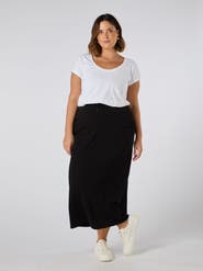 Live Unlimited Jersey Midi Skirt