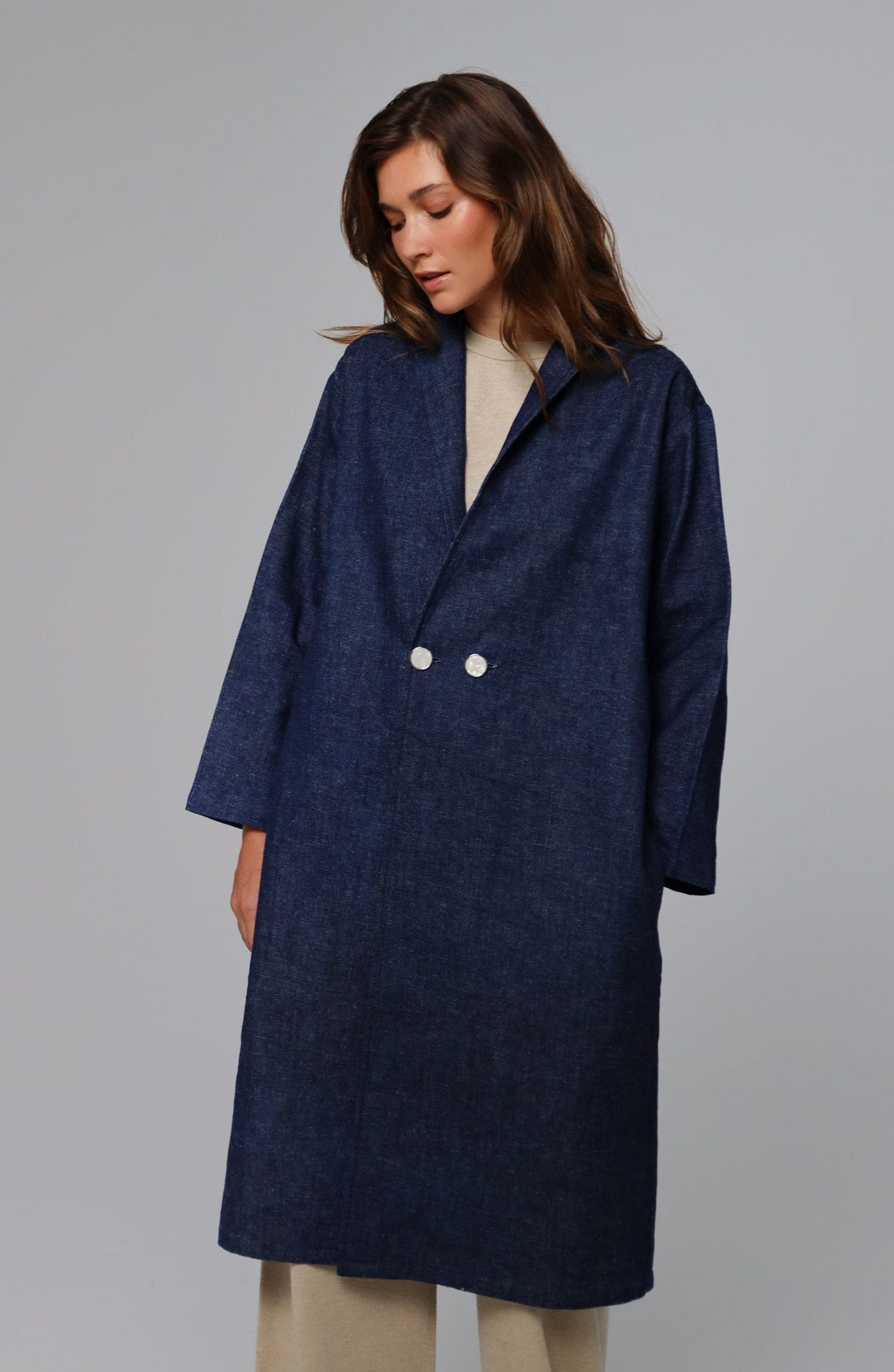 selected blue denim