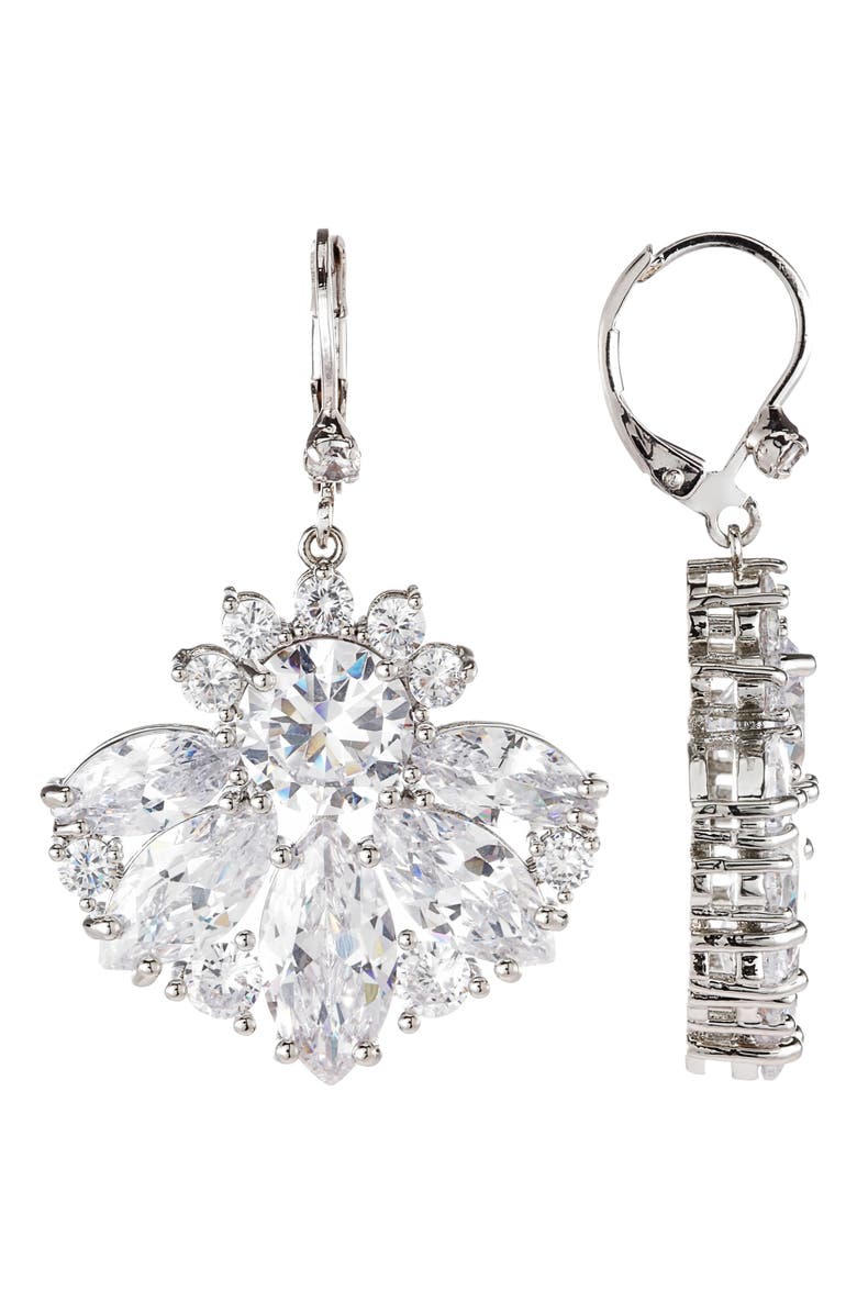 Nina Cubic Zirconia Chandelier Earrings, Alternate, color, 