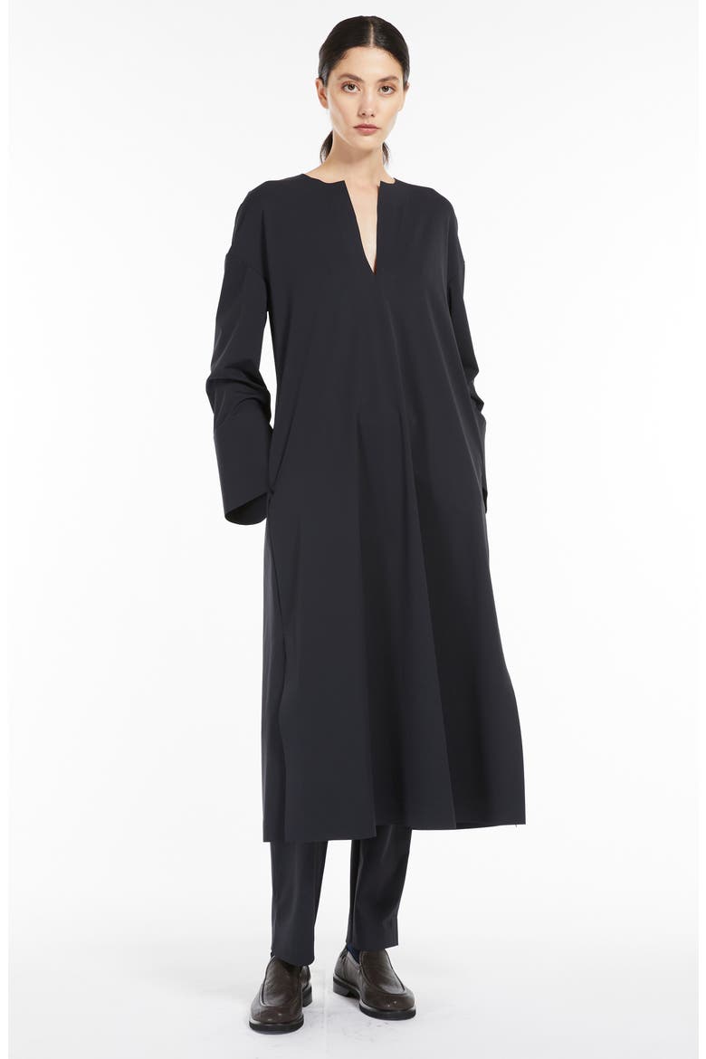 Rapace Long Sleeve Jersey Shift Dress, Alternate, color, NAVY