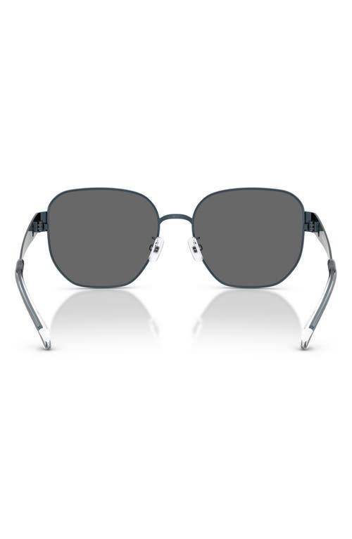 Tory Burch 56mm Irregular Sunglasses In Gray