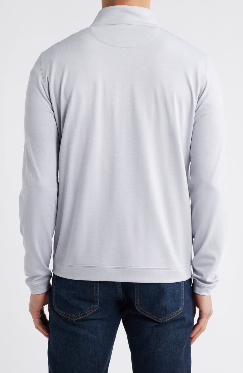 Peter Millar Pima Cotton & Modal Blend Piqué Quarter Zip Pullover, Alternate, color,