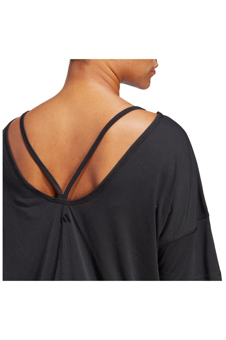 Yoga Studio T-Shirt, Alternate, color, BLACK
