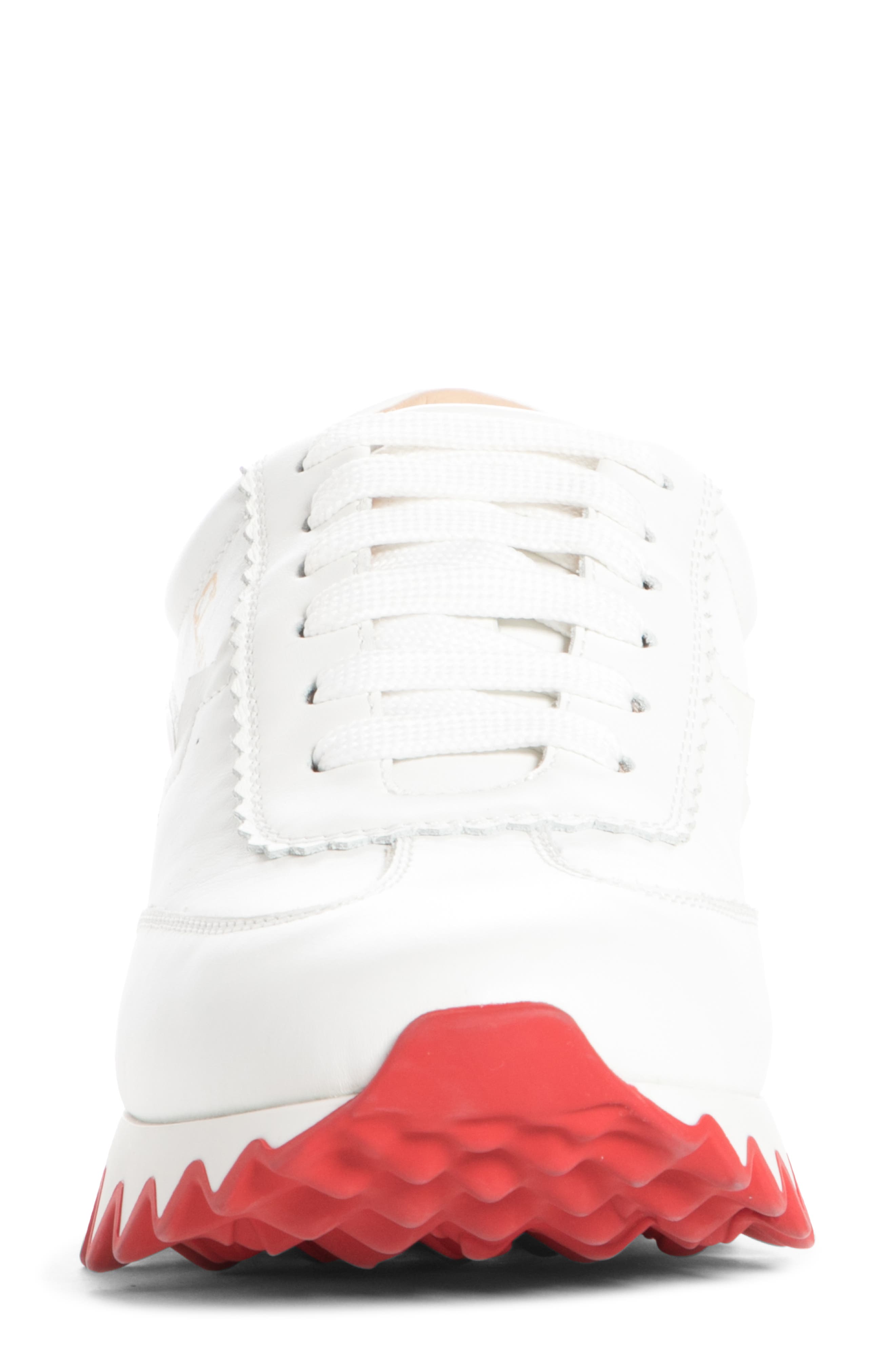 Loubishark Sneaker, Alternate, color, WHITE