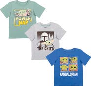 Star Wars The Mandalorian Grogu 3-Pack Short Sleeve T-Shirts