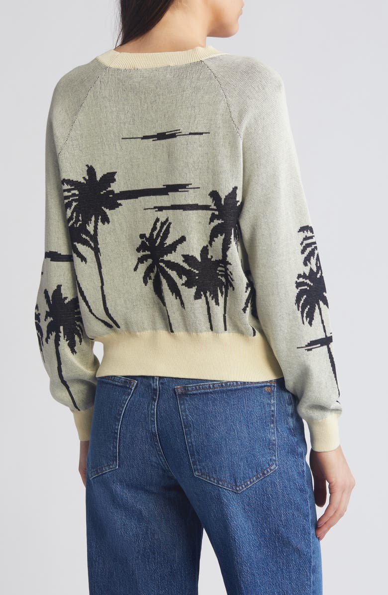 THE GREAT. The Palm Cotton Sweater, Alternate, color, 