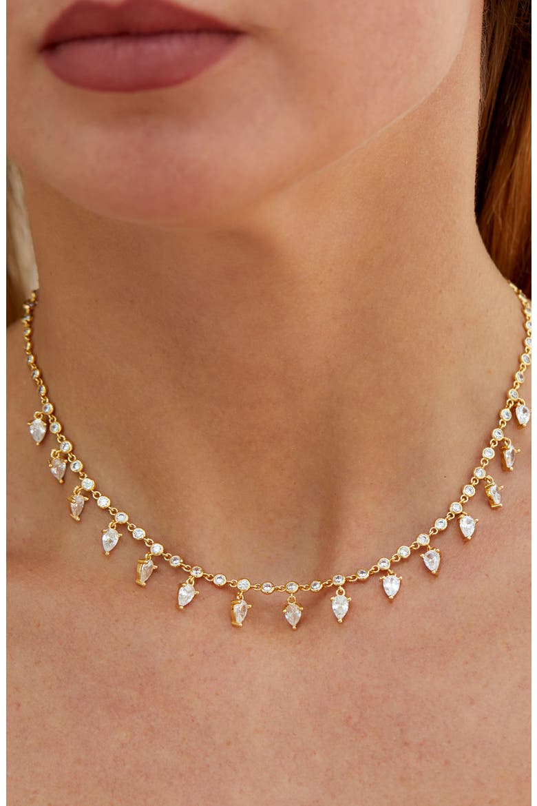 Frontal Necklace, Alternate, color, YELLOW