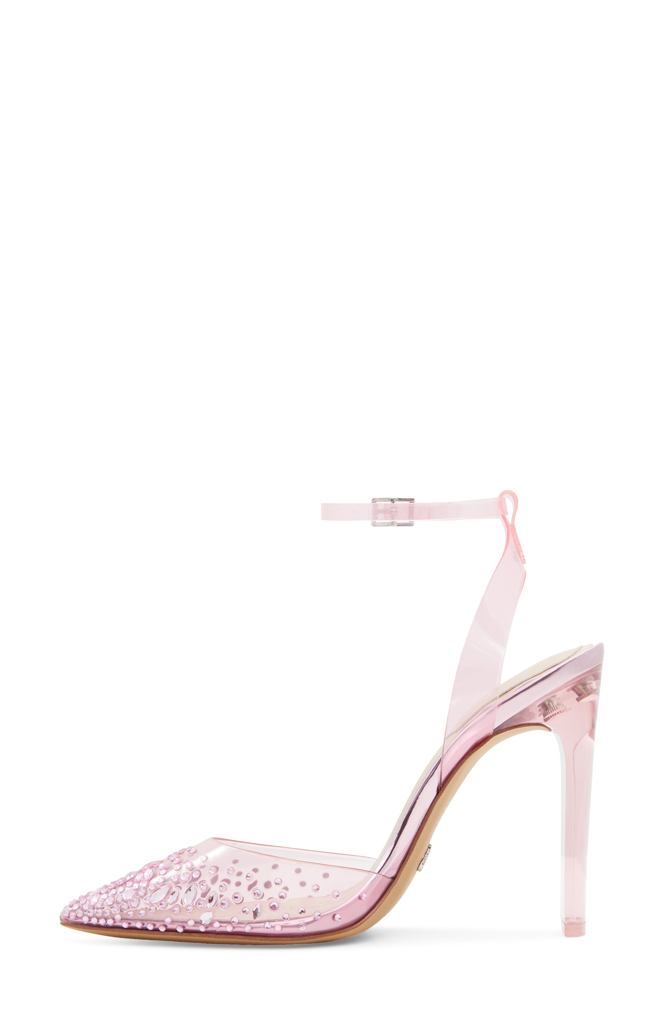 x Disney Glass Slipper Pointed Toe Pump, Alternate, color, LIGHT PINK