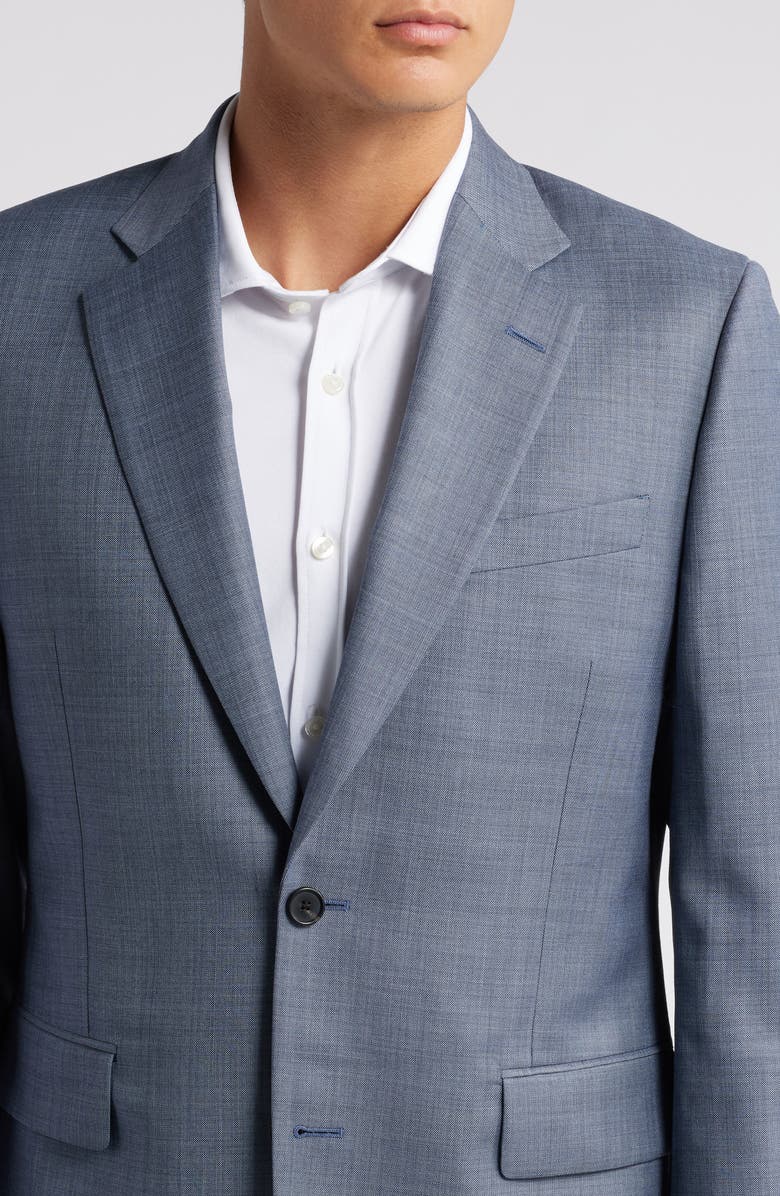 Paul Smith Tailored Fit Wool Suit, Alternate, color, Light Blue