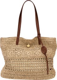 Oryany Margot Raffia Shopper Bag