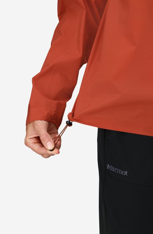 Marmot Superalloy Bio Packable Rain Jacket In Red