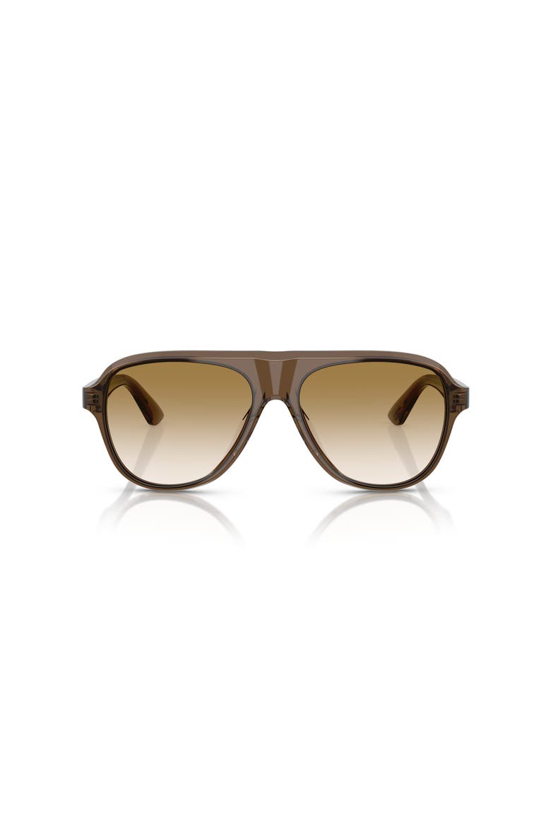 54mm Pilot optical glasses, Alternate, color, Dark Brown