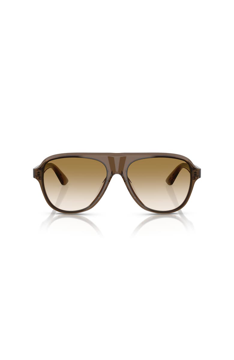 Oliver Peoples 54mm Pilot optical glasses, Alternate, color, Dark Brown