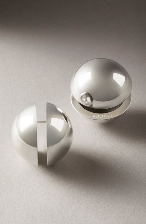 Sphere Earrings Silver