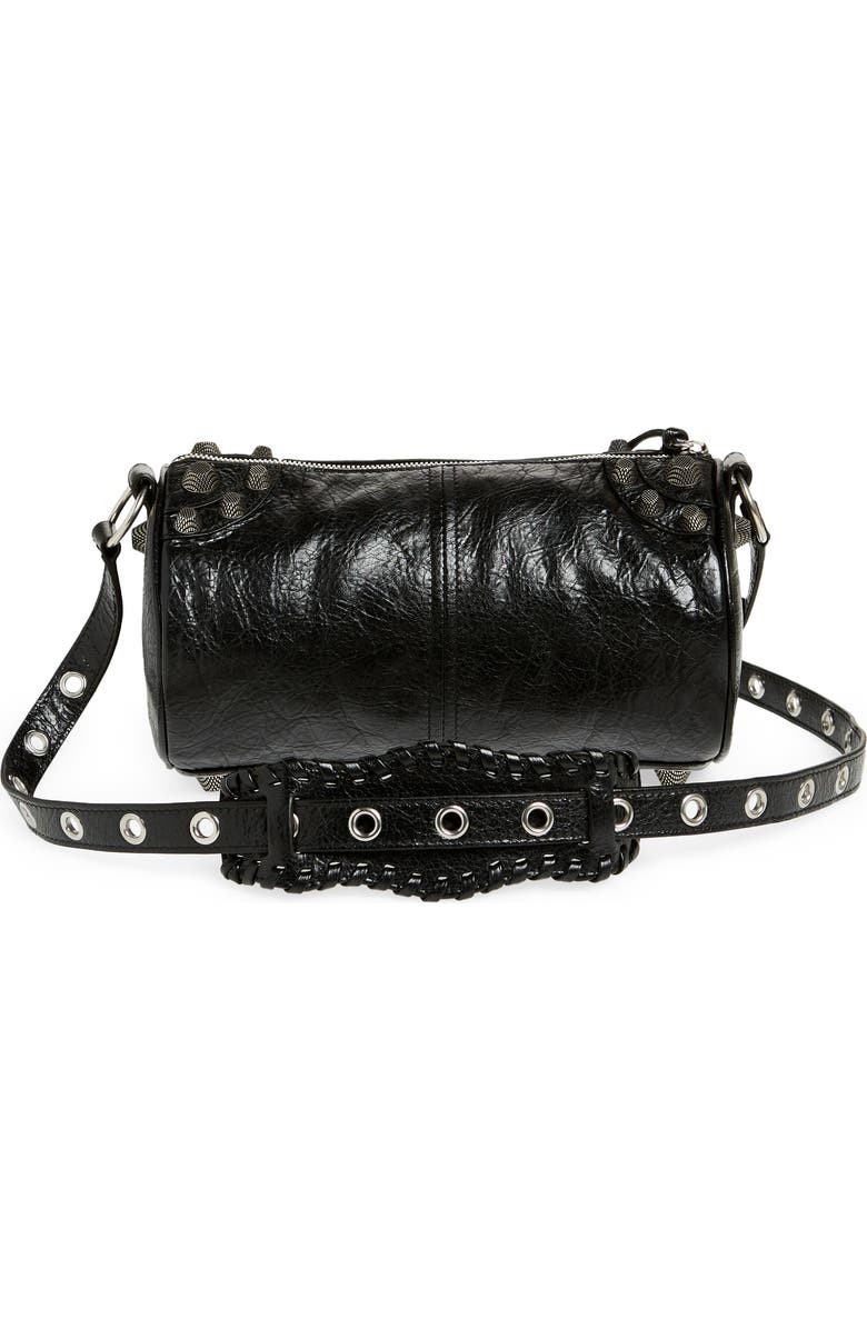 Balenciaga Le Cagole Lambskin Leather Cylinder Crossbody Bag, Alternate, color,