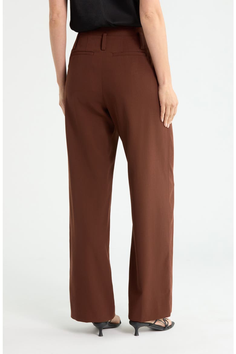 Liam High Waist Wide Leg Pants, Alternate, color, BRUNETTE