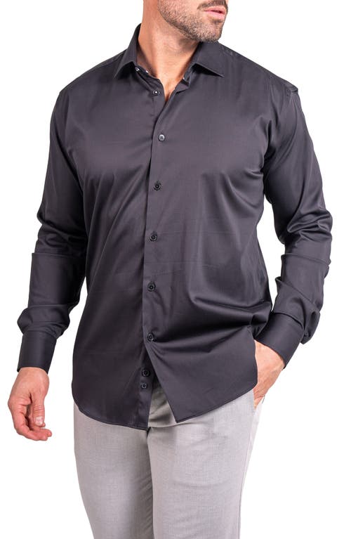 Maceoo Blacklabel Softstretch Ascension Button-up Shirt In Blue
