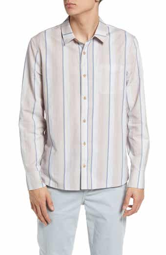 PAIGE Men's Cooper Stripe Cotton Button-Up Shirt