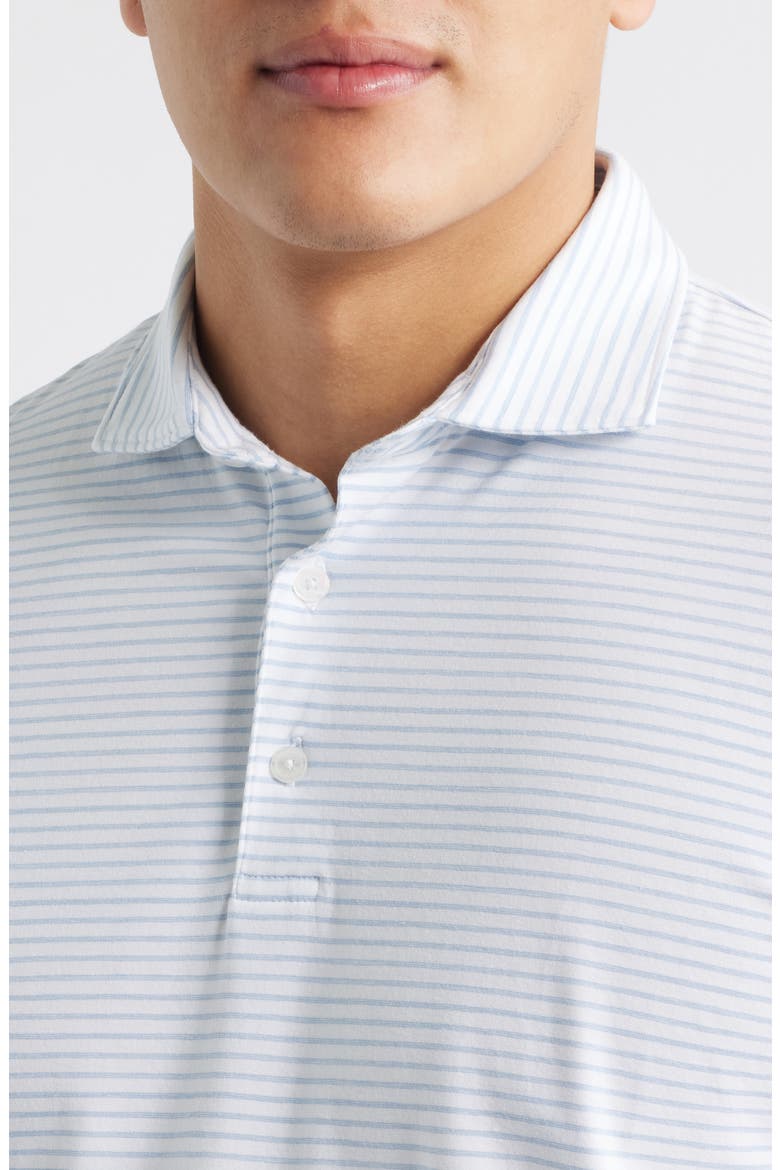 Crown Flex Pima Cotton Blend Polo, Alternate, color, WHITE