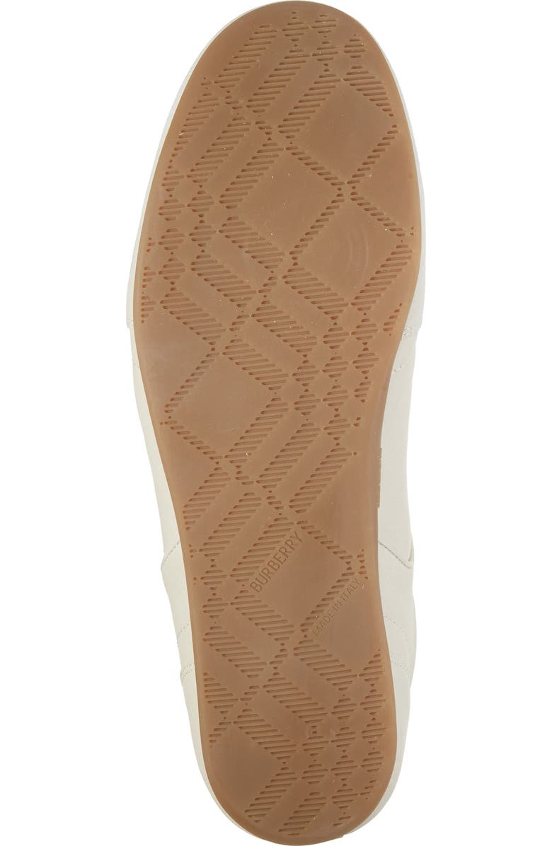 Burberry Equestrian Knight Design Runner Sneaker, Alternate, color, Dove Beige