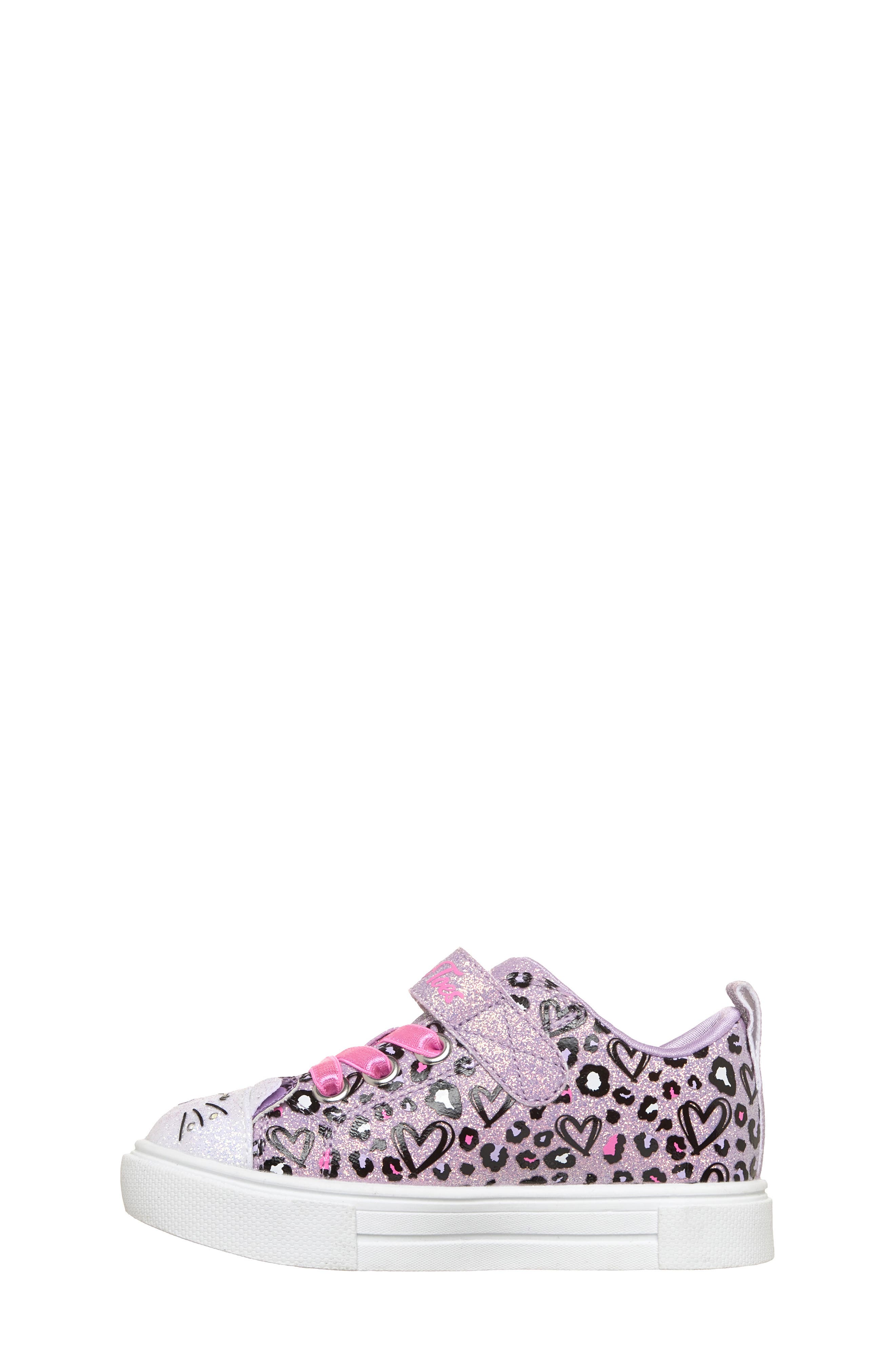 Kids' Twinkle Sparks Meow Sneaker, Alternate, color, PINK MULTI