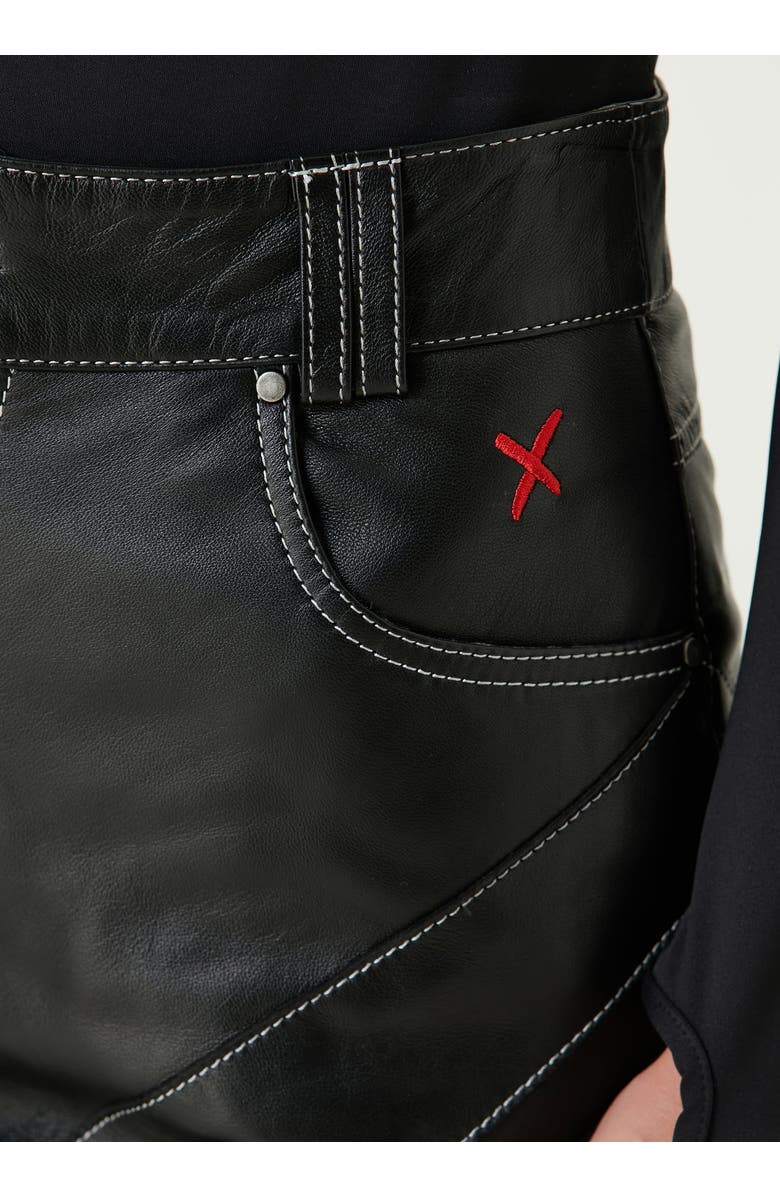 PCFG Boomerang Leather Pant, Alternate, color, Leopard