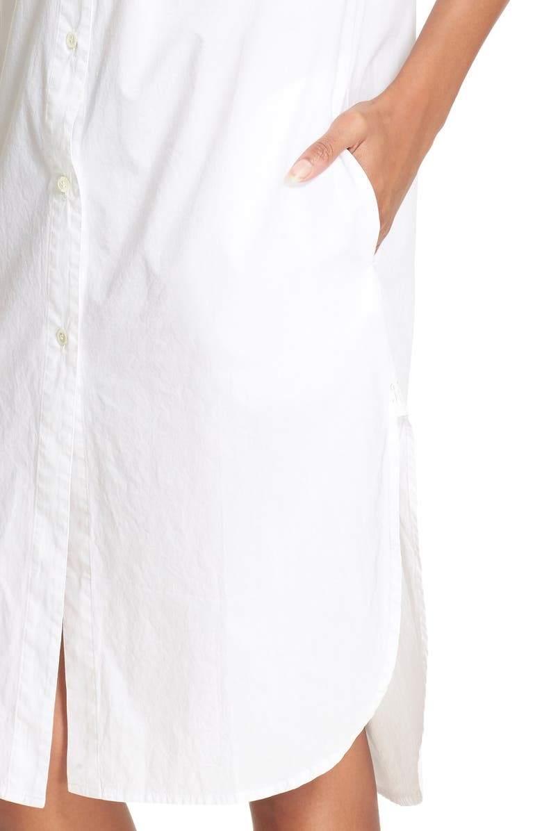 FRAME 'Le Poplin' Cotton Shirtdress, Alternate, color,