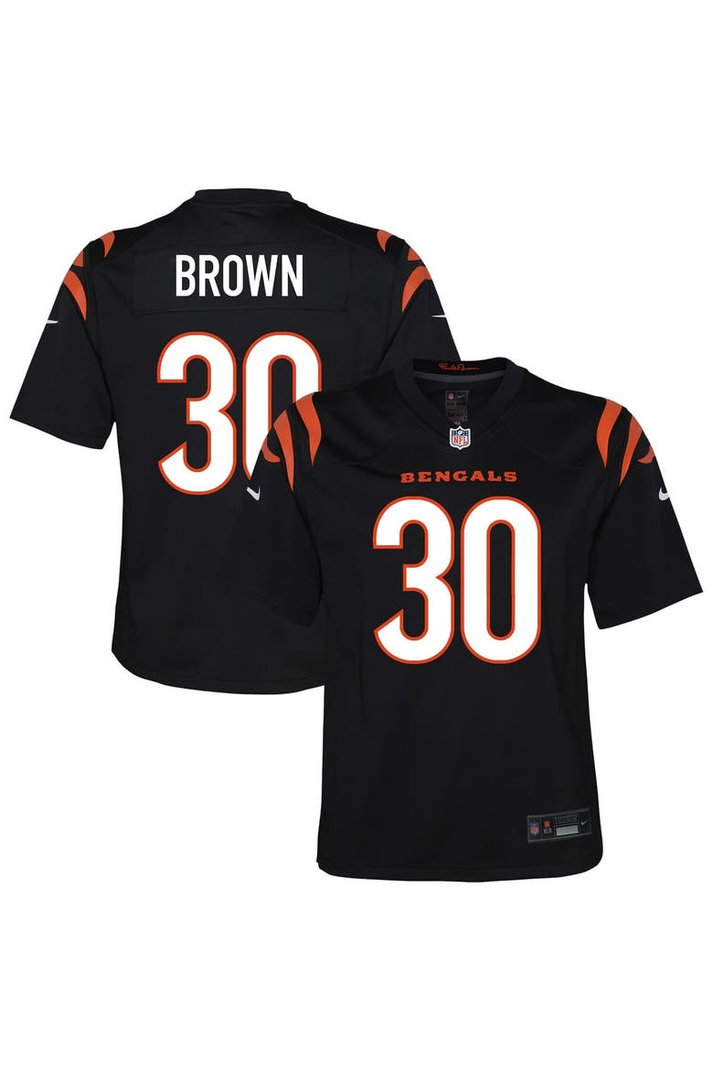 Youth Nike Chase Brown Black Cincinnati Bengals Youth, Main, color, Black