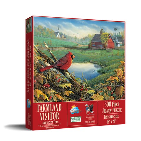 Farmland Visitor 500 piece Jigsaw Puzzle for Adults
