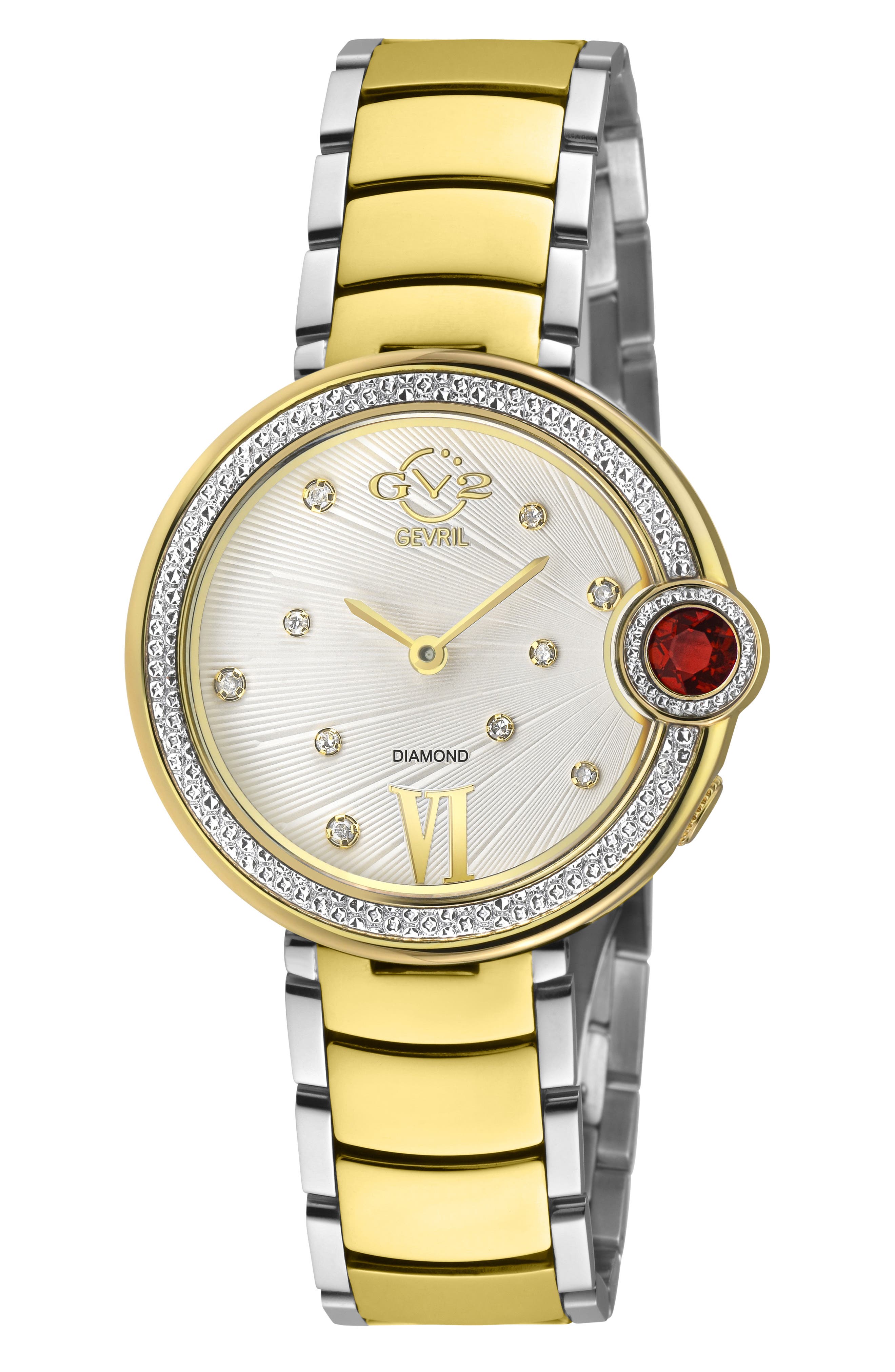 GEVRIL Peruga Diamond Bracelet Watch