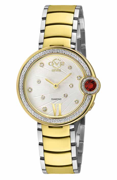 GEVRIL Peruga Diamond Bracelet Watch