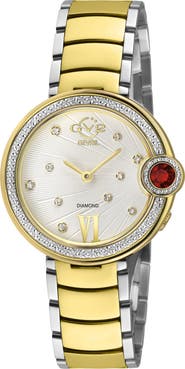 GEVRIL Peruga Diamond Bracelet Watch