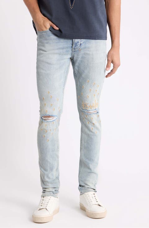 Van Winkle Astral Ripped Skinny Jeans