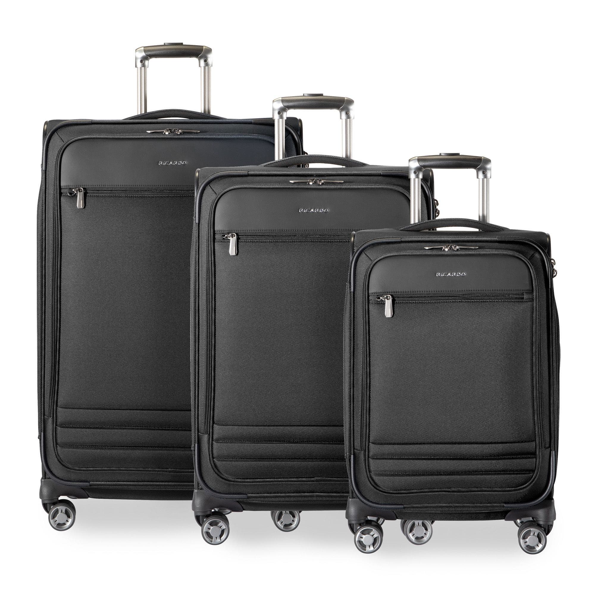 Ricardo Beverly Hills Ashbury Softside Expandable 3 Piece Set, Main, color, Black