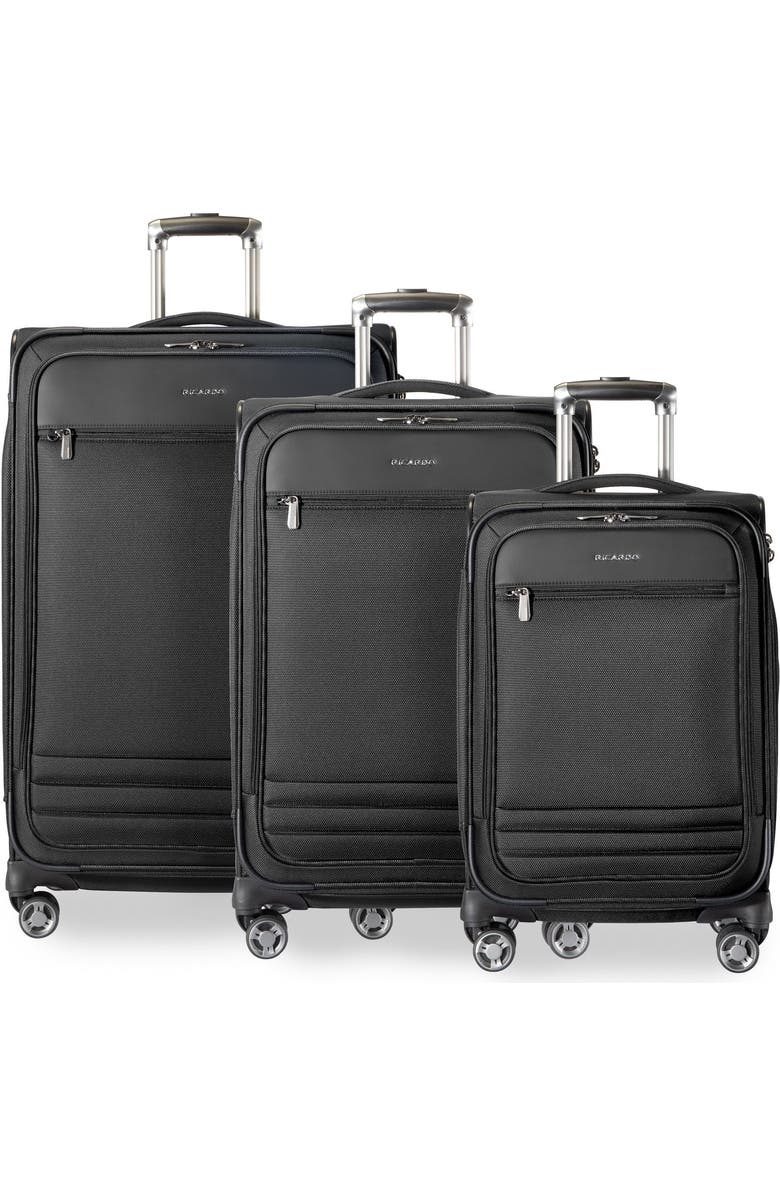 Ricardo Beverly Hills Ashbury Softside Expandable 3 Piece Set, Main, color, Black