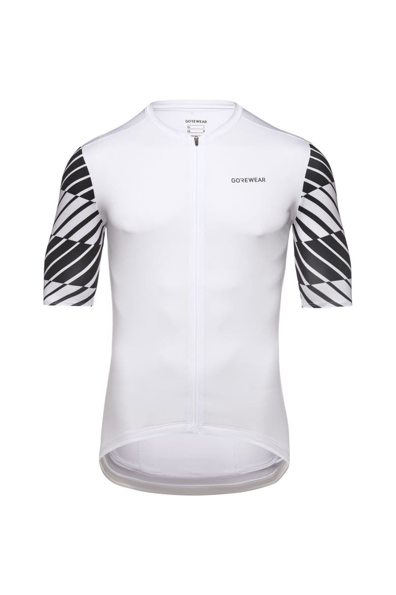 Swiftride Optical Jersey - Men's, Alternate, color, White/Black