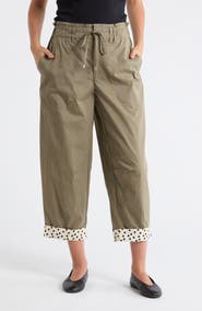 Democracy Paperbag Waist Barrel Pants